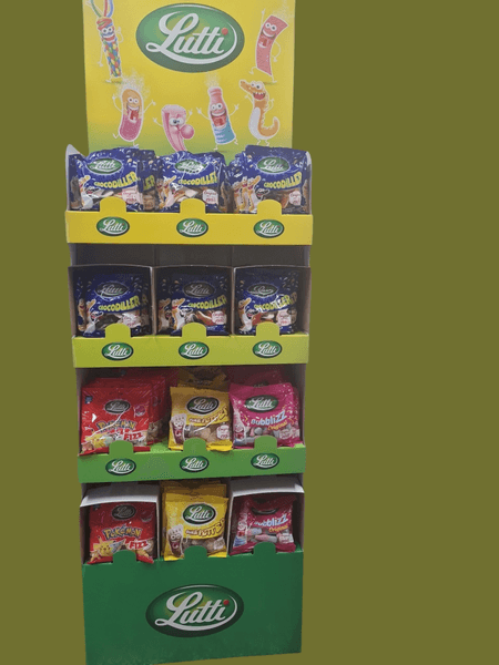 Lutti Display 100-130g*162st.