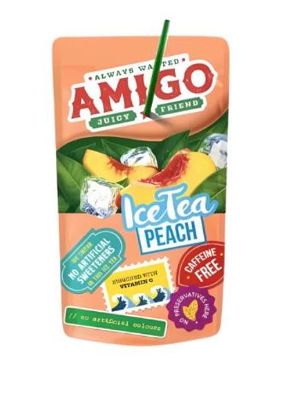 Amigo Ice Tea Peach 200ml*8-pk*5st.