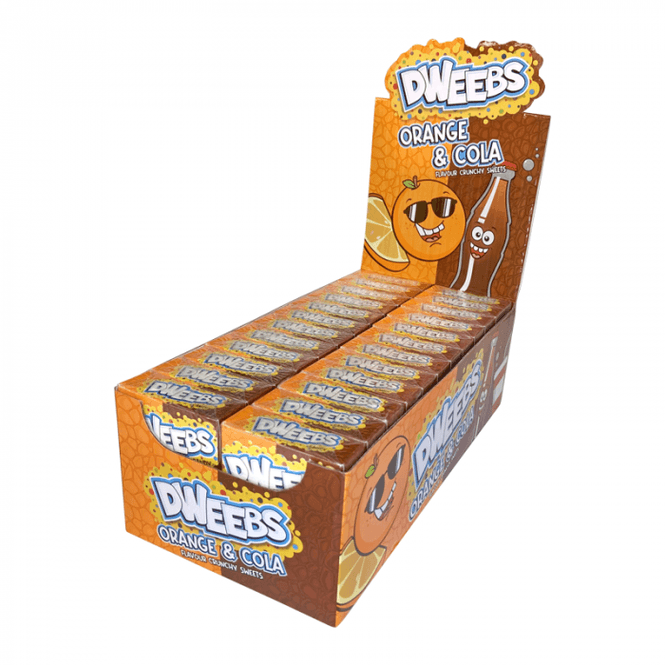 Hovedbilde DWEEBS Orange/Cola 45g*24st. Halal