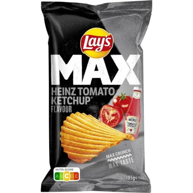 Hovedbilde LAYS MAX HEINZ KETCHUP 185g*22st.