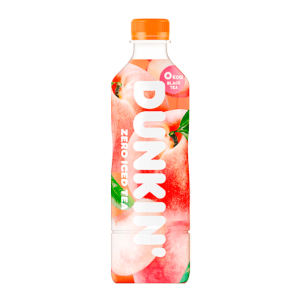 DUNKIN Zero Iced Tea White Peach 500ml*24st.