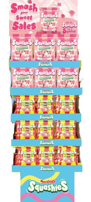 Hovedbilde Squashies Strawberry & Original MIX  display ...