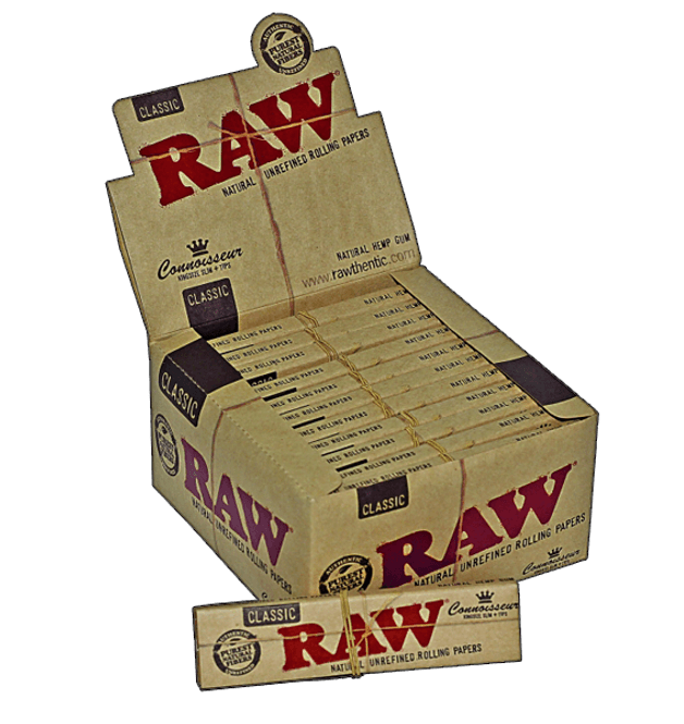 Hovedbilde  Raw KS +Tips Classic Connoisseur 24pk.