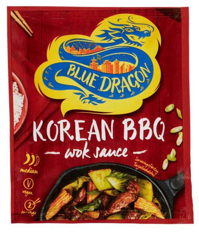 Blue Dragon Korean BBQ Wok Sauce 120g *12st.