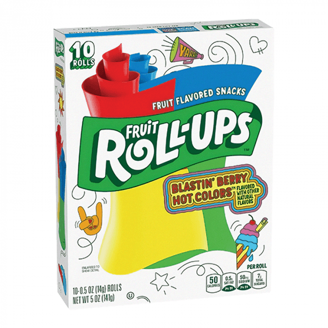 Hovedbilde Betty Crocker Fruit Roll-ups Blastin' Berry Hot ...