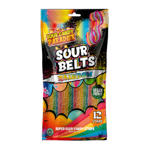 Hovedbilde Sour Belts Rainbow 100g*12st. / Halal