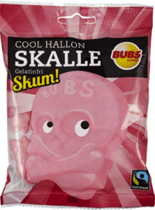 Hovedbilde Bubs Skalle Sour Raspberry  90gx 12st.  ...