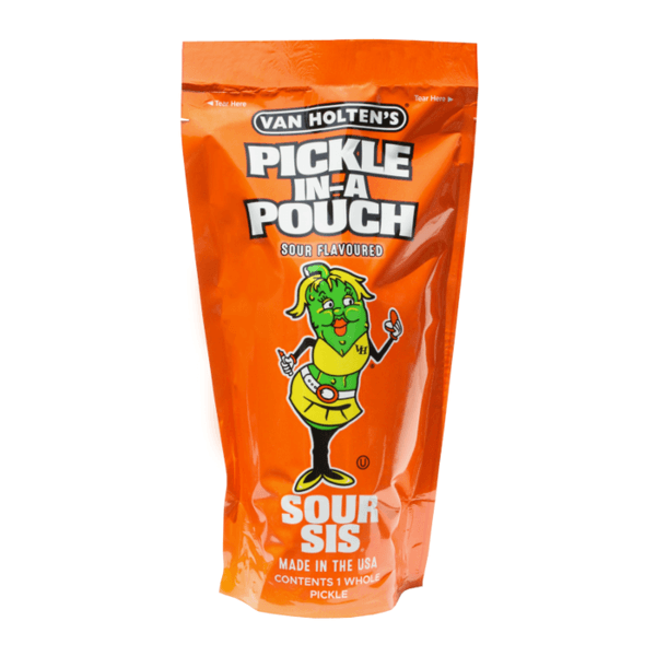 Van Holtens Pickle In A Pouch Sour Sis 306g*12st.