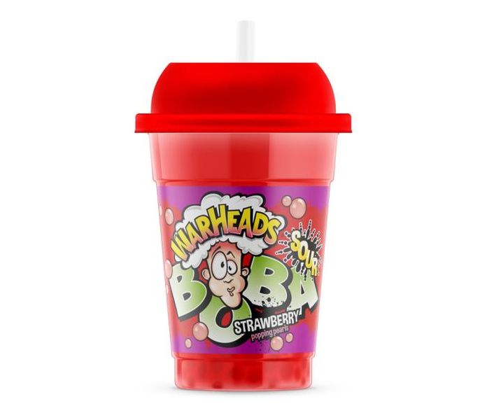 Warheads Sour Boba Strawberry 400ml*12st.